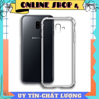 Ốp Lưng Samsung J4 Plus Dẻo Trong Suốt Chống Sốc Có Gù Bảo Vệ 4 Gốc-phụ kiện online shop