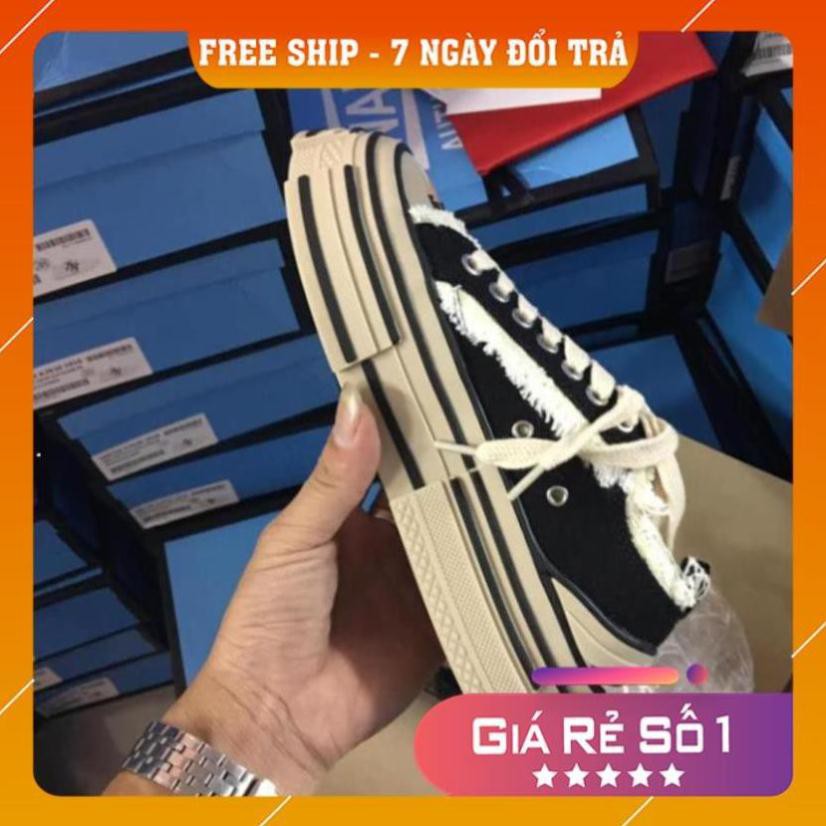 sale 12/12  [Hot trend-Freeship] Giày sneaker  xVESSEL đế trắng nữ style rách cao 3,5-4cm - Aw111 ¹ NEW hot . ^ ' .