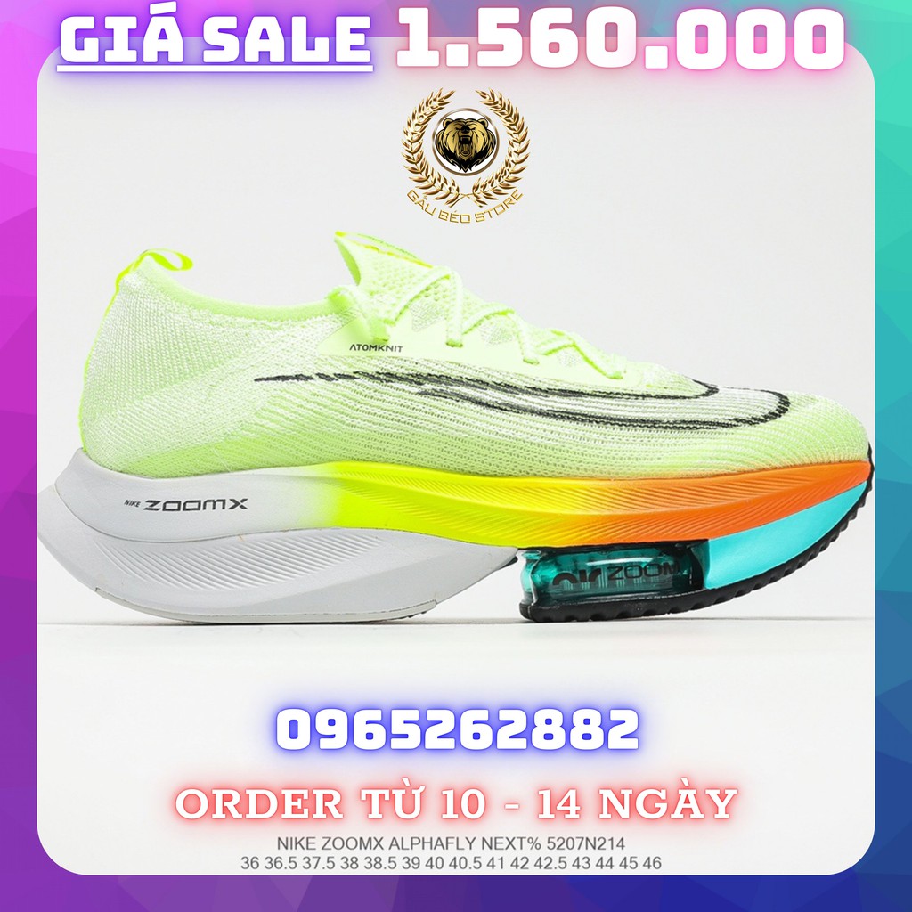Order 1-2 Tuần + Freeship Giày Outlet Store Sneaker _Nike Air Zoom Alphafly NEXT% MSP: 5207N2141 gaubeostore.shop