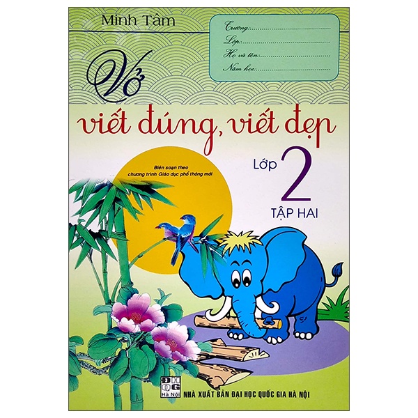 Sách Vở Viết Đúng, Viết Đẹp Lớp 2 - Tập 2