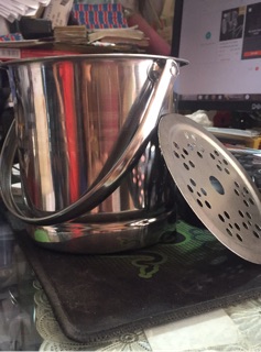 Xô đựng đá 1.0 lít 100% inox( không bao gồm kẹp gắp)..