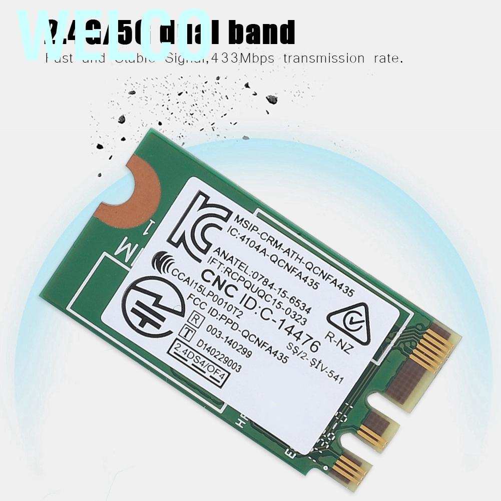 Thẻ Mạng Wifi Welco Dw1810 Cho Asus / Acer / Benq / Dell / Samsung Ngff / M.2 Sm