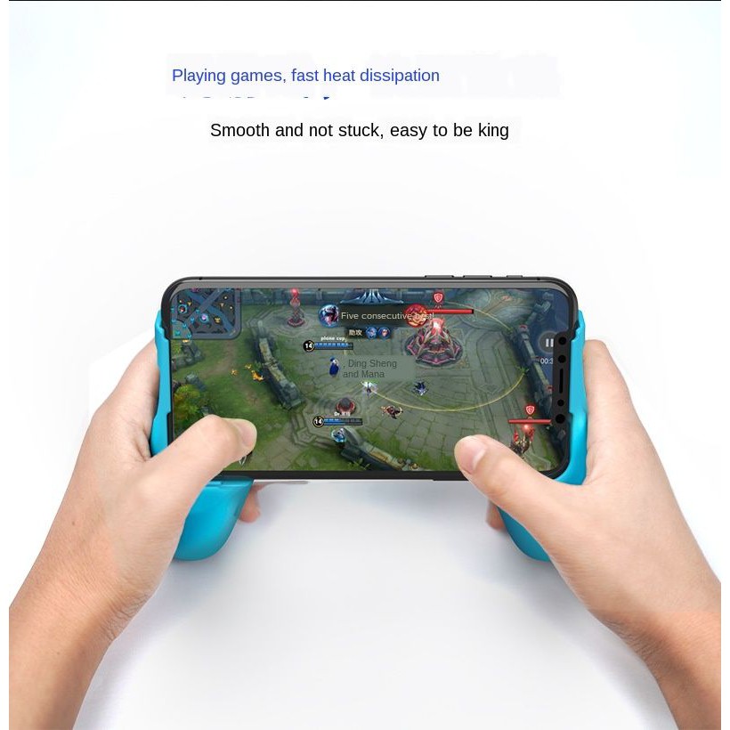 Tay cầm chơi game có quạt tản nhiệt chạy đèn led 7 màu MK Phù hợp gắn nút chơi PUBG