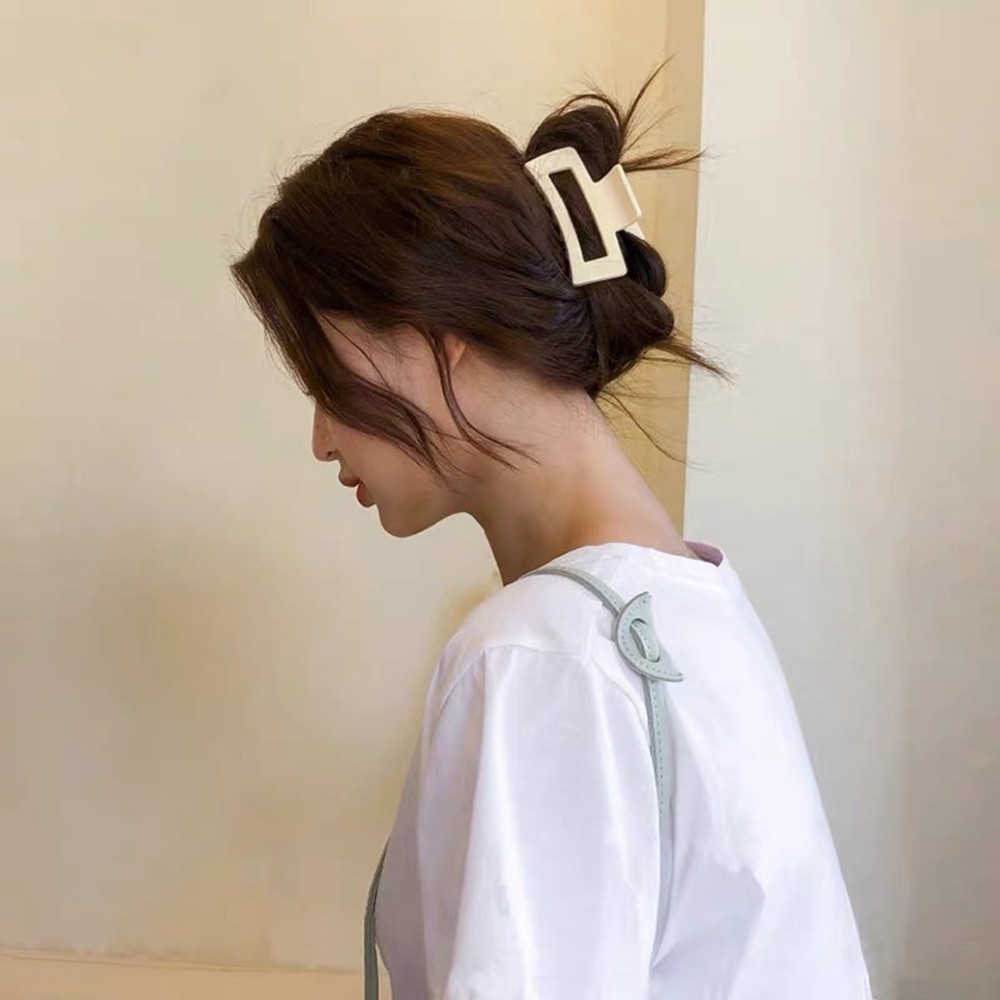 Kẹp Tóc Càng Cua Mini Màu Trơn Thời Trang Cho Nữ