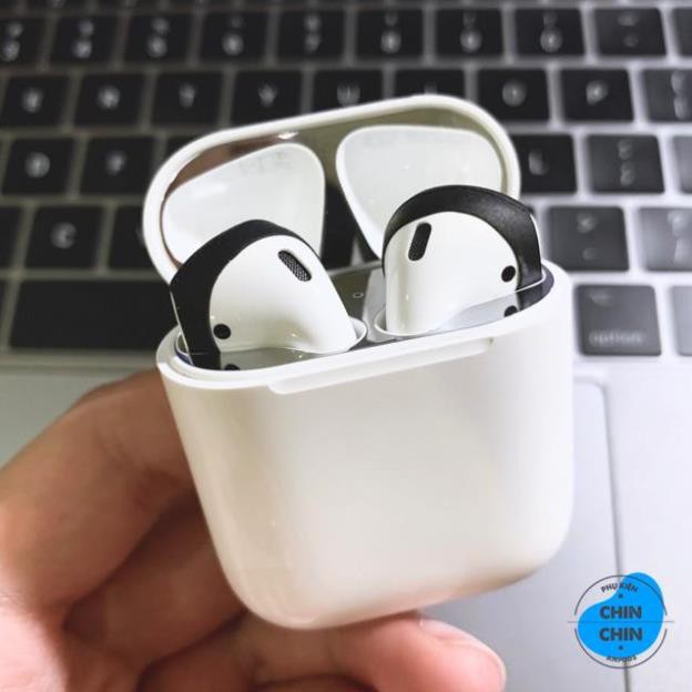 2 Nút Cao Su Silicon Siêu Mỏng Bọc Tai Nghe Apple Airpods 1 2 Đóng Được Dock - Phụ Kiện Chin Chin