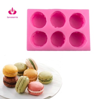 Khuôn bánh macaron bằng silicon 6 ngăn tự làm