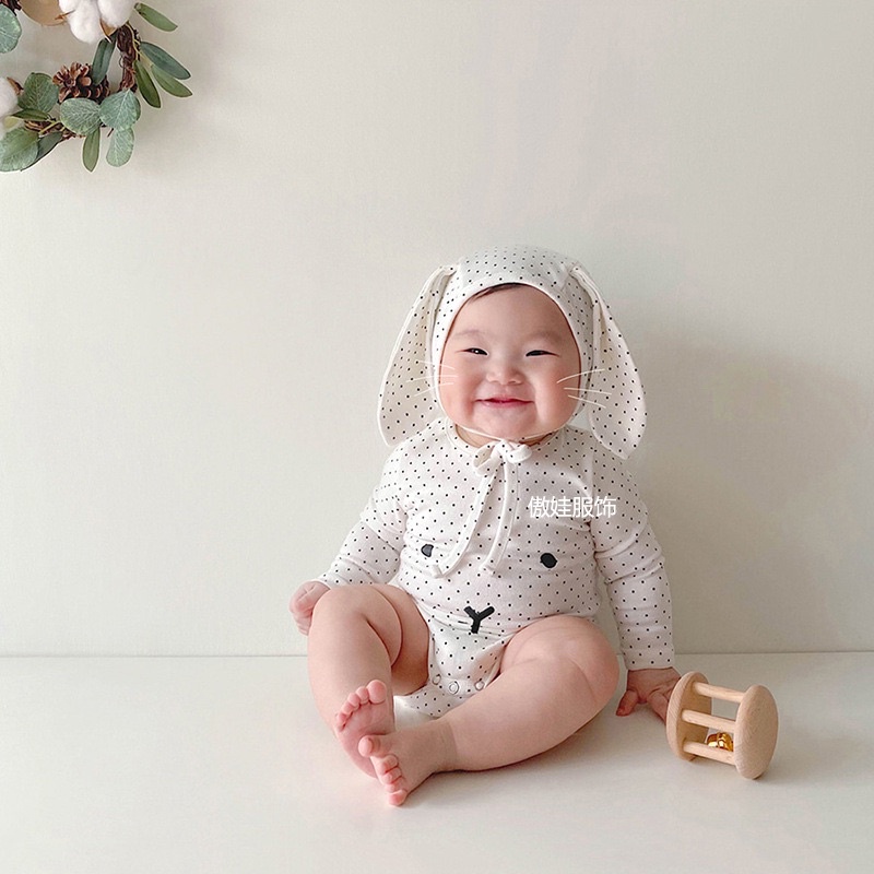 BI THỎ Body tặng mũ cho bé mã 32045
