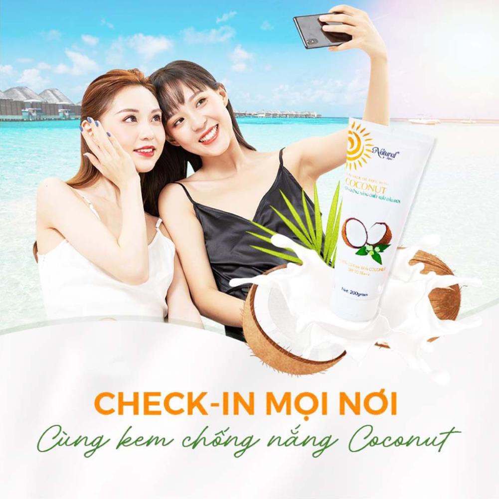 Sữa Chống Nắng Dưỡng Da Body Chiết Xuất Dầu Dừa Coconut Natural Spa