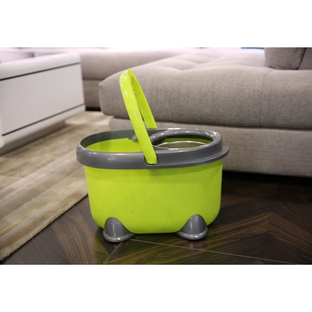 Bộ sản phẩm lau nhà 360 Vinamop VNM 17 - Lồng inox cao cấp, Xoay 360 độ dễ lau chùi tiện lợi