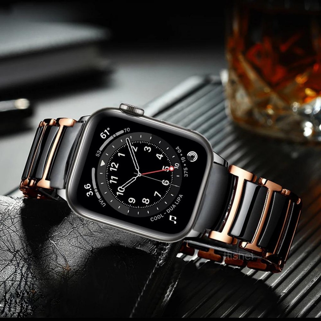 Dây đồng hồ Apple Watch sang trọng cho nam giới hợp kim thép không gỉ series 6/5/4/3/2/1 38mm/ 40mm / 42mm/ 44mm