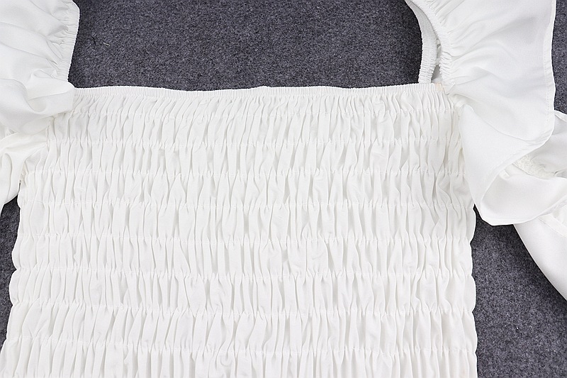 Áo kiểu IELGY tay dài phối bèo thiết kế khoét tay nữ tính