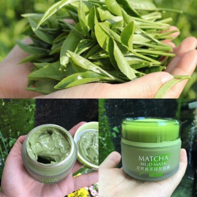 Mặt Nạ ❤️FREESHIP❤️ Mặt Nạ Trà Xanh Matcha Mud Mask Laikou Nội ĐỊa Trung