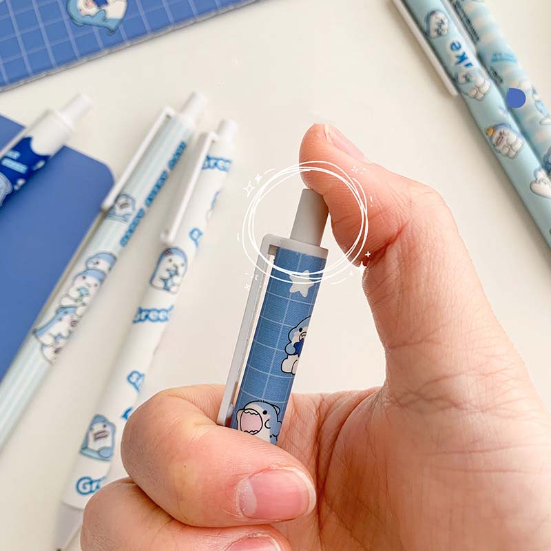 Bút mực nước hình cá mập dễ thương ngòi 0.5mm