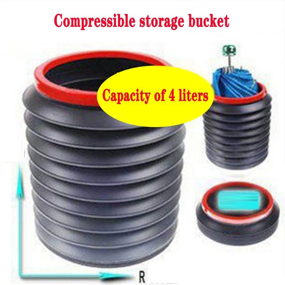 Thùng Rác 4L Bằng Nhựa Có Thể Gấp Gọn Tiện Dụng Mang Theo Du Lịch Cắm Trại