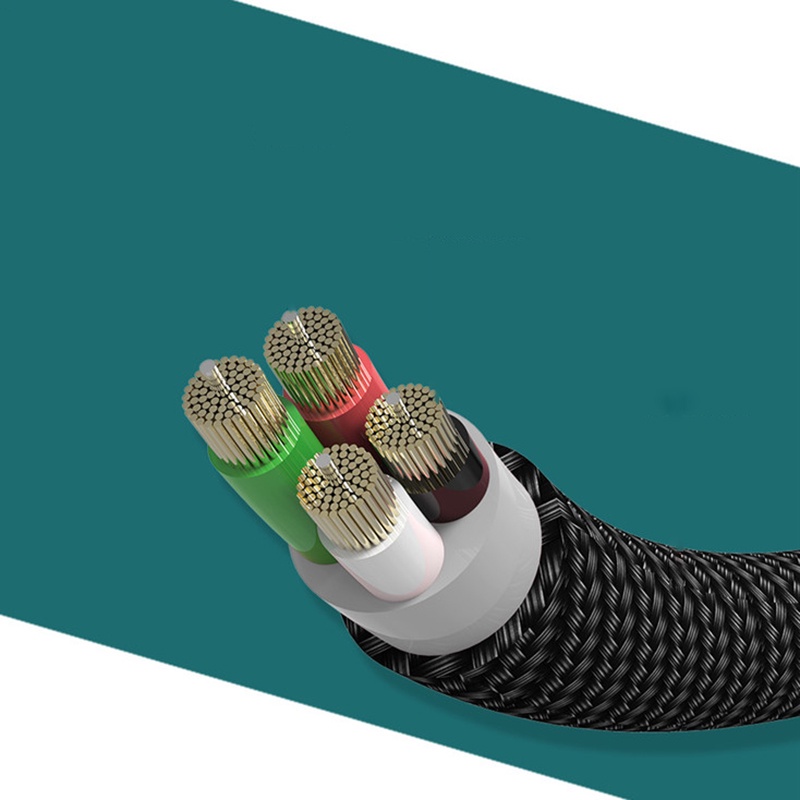 Dây Cáp Sạc Nhanh 2M 5A Bằng nylon Cho Điện Thoại Apple