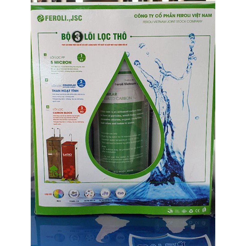 Bộ lõi lọc thô123 Feroli , bộ lọc thô 123 , lõi lọc thô | BigBuy360 - bigbuy360.vn