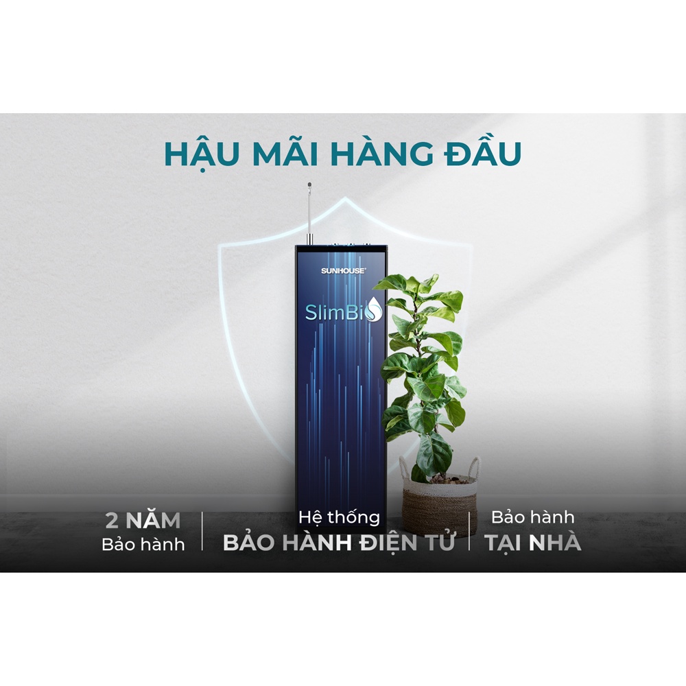 Máy lọc nước R.O nóng lạnh 10 lõi Sunhouse SHA76213CK-S