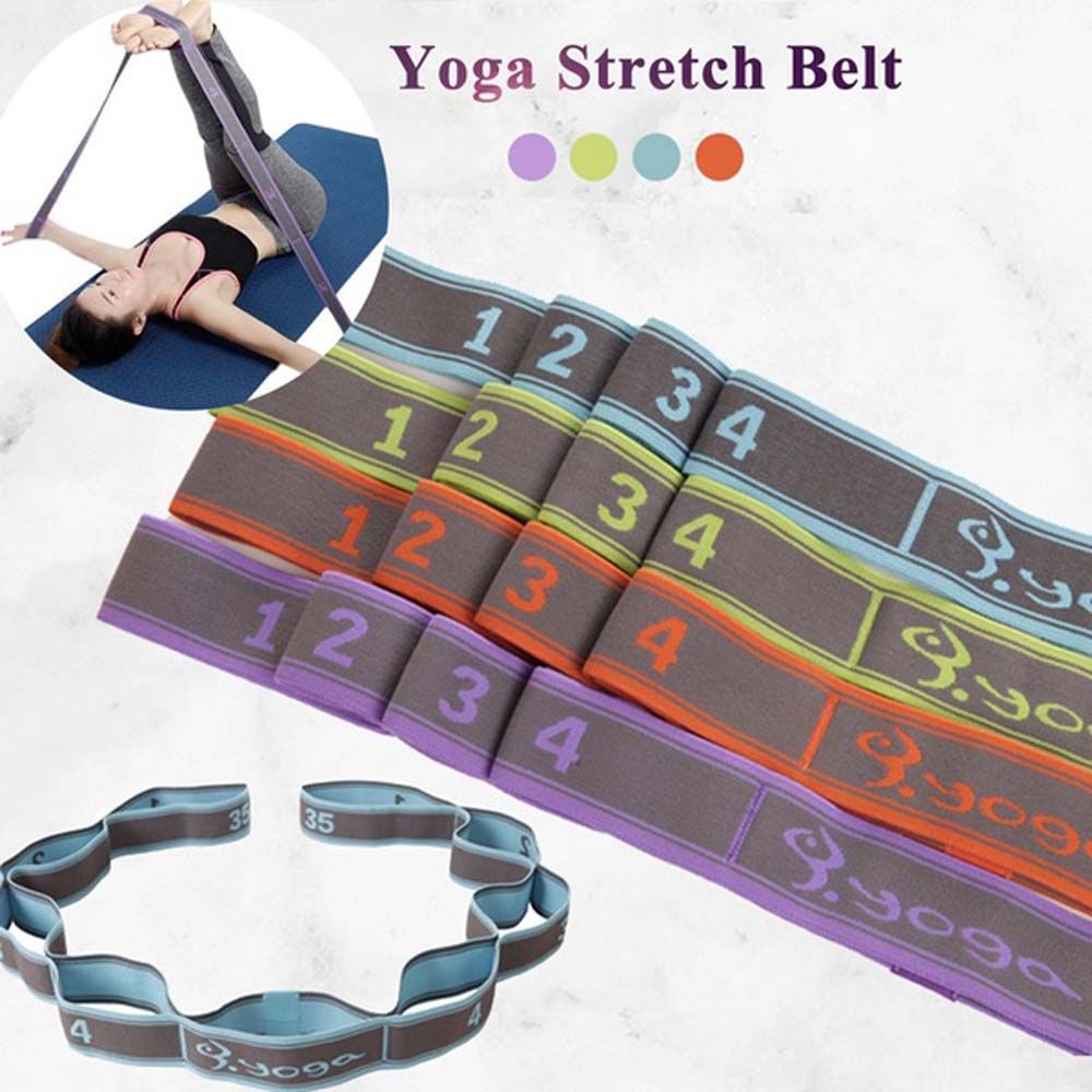 Dây Đai Kháng Lực Bằng Nylon Co Giãn Nhiều Vòng Hỗ Trợ Luyện Tập Yoga / Pilates / Thể Hình