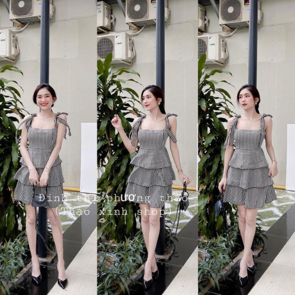 Set đồ nữ cá tính, set váy liền thân đi chơi sang chảnh mùa hè đẹp 8A00128 JKR | BigBuy360 - bigbuy360.vn