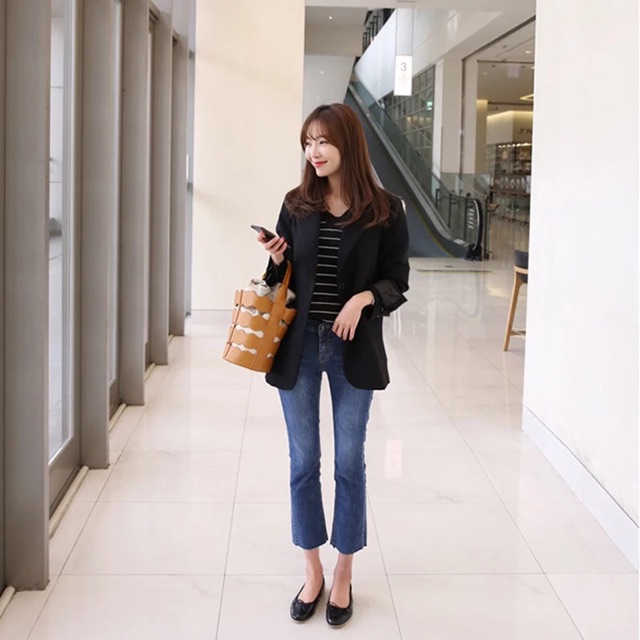 (Hàng sẵn) Áo blazer đẹp (loại túi ngoài, Ko nắp túi, có ảnh chụp thật) | BigBuy360 - bigbuy360.vn