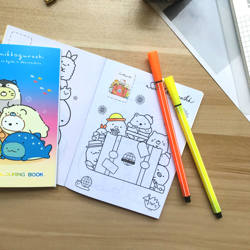 Sách Vẽ Tô Màu Graffiti Hoạt Hình WJ042