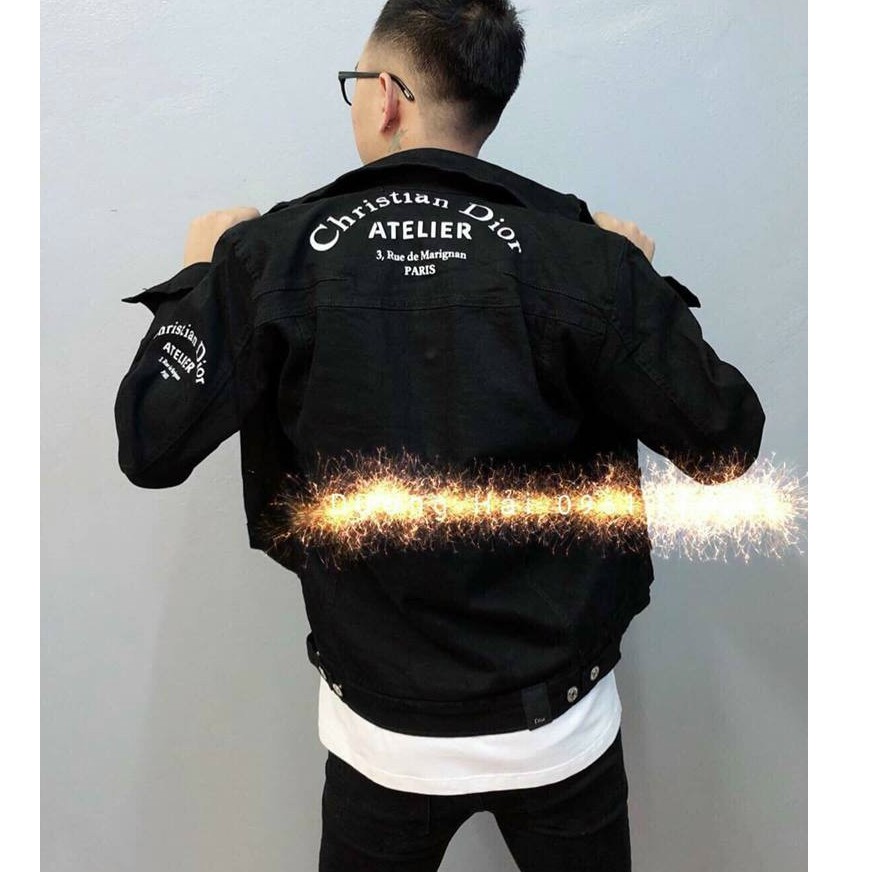 Áo khoác jean nam unisex cao cấp ( M - L - XL )