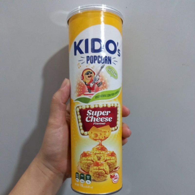 Snack bắp rang Kido 70g/lon