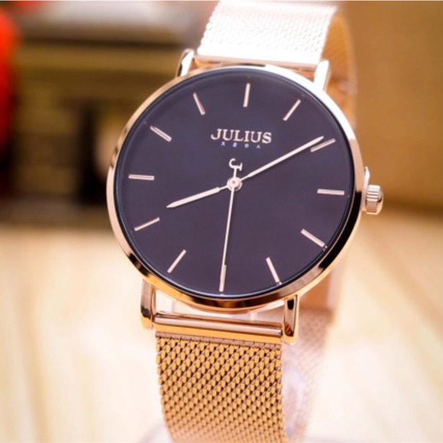 Đồng Hồ Nam JA-1164MD Julius Hàn Quốc Dây Thép