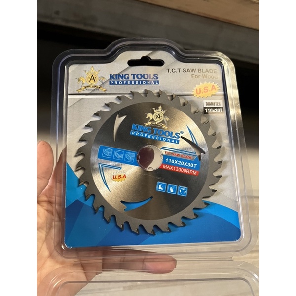 [Chính Hãng] Lưỡi cưa gỗ LOẠI TỐT 110x20x30T KING TOOLS