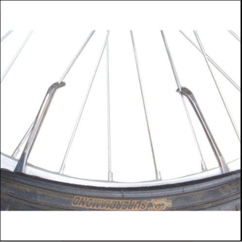 Bộ 2 Thanh Nạy Móc Lốp Xe Đạp Giúp Vá Lốp Săm Xe Đạp Chất Liệu Thép Không Gỉ (dài 12cm)