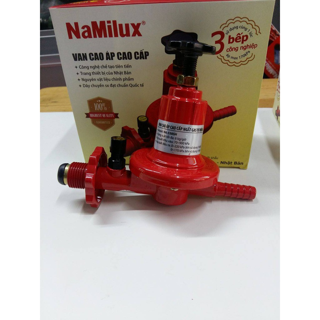 Van gas công nghiệp Namilux NA - 538 SH -1 Van Dùng Được 3 Bếp