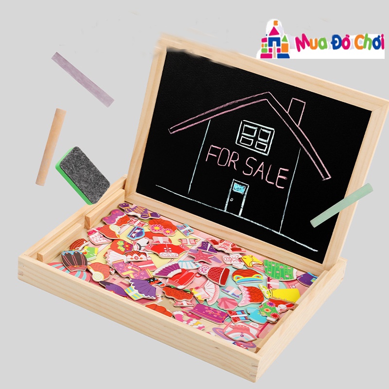 Đồ chơi xếp hình nam châm nhiều hình dành cho các bé