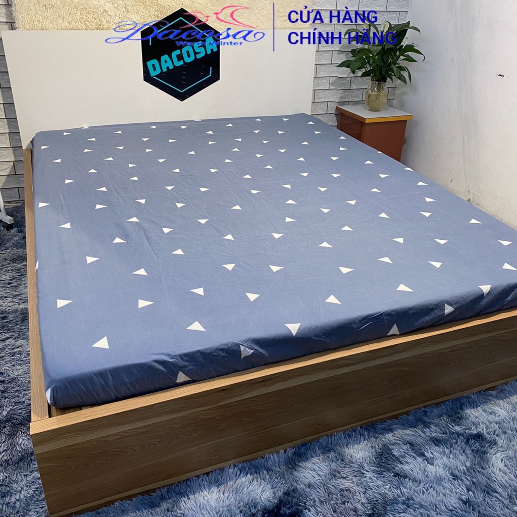 Ga trải giường DACOSA cotton poly bo chun sẵn