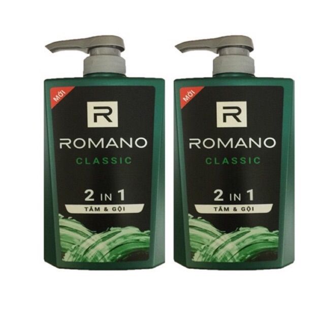 Tắm gội 2in1 Romano Classic 650g