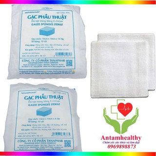 Gạc phẫu thuật Tanaphar - Đã tiệt trùng