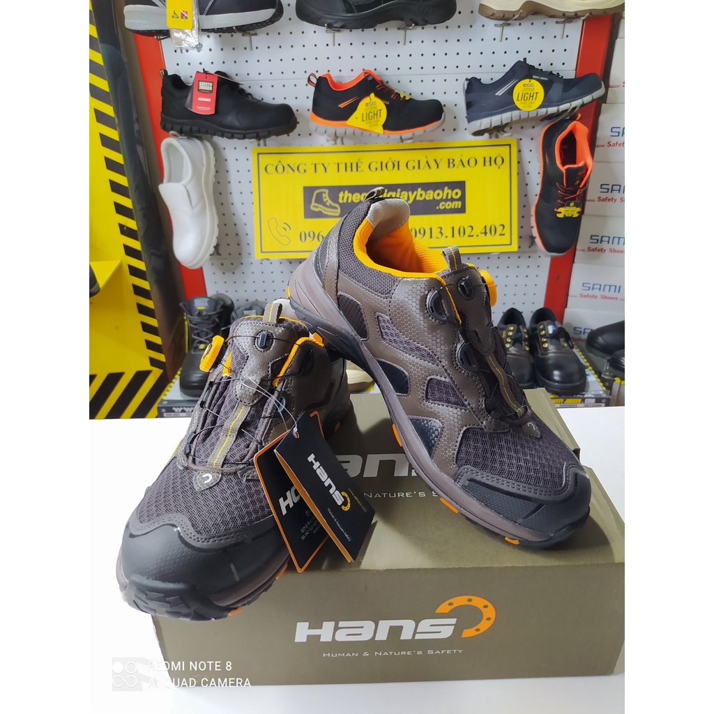 [HÀNG CHÍNH HÃNG]Giày bảo hộ Hans HS-81 Prince Siêu Nhẹ, Chống Thấm Nước, Chống Đâm Xuyên, Va Đập Mạnh | BigBuy360 - bigbuy360.vn