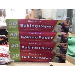 Giấy nến nướng bánh Ko thấm mỡ ( Baking paper 30cm*50m)
