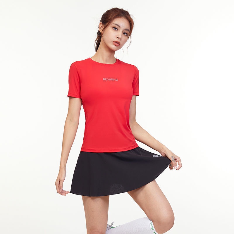 Chân Váy Ngắn Lưng Cao Giả Hai Lớp Chống Chói Chuyên Dụng Cho Nữ Tập Thể Thao/Yoga/Chạy Bộ