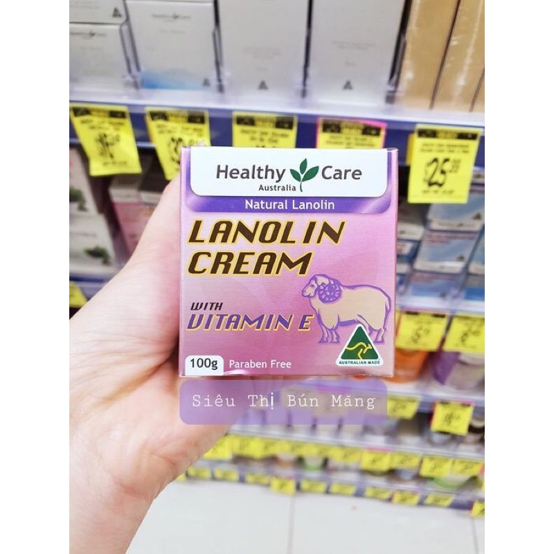 Kem nhau thai cừu Lanolin cream 100g