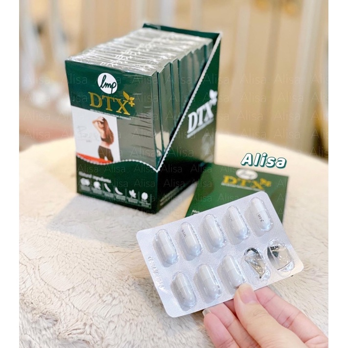 Dtoxi - Viên uống detox thải độc, giúp loại bỏ mỡ thừa - ALISA