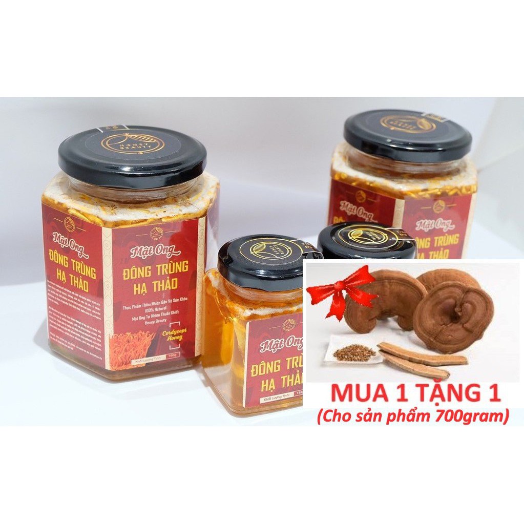 Mật ong Đông Trùng Hạ Thảo Honey Beauty 500ml