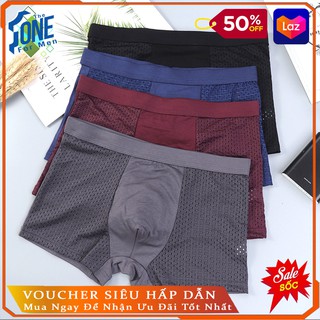 Quần Lót Nam Boxer Thun Lạnh Nhập Khẩu Nhật Bản, Sịp Đùi Thông Hơi Cáo Cấp Dành Cho Nam Chất Liệu Thun Lạnh Siêu Mát