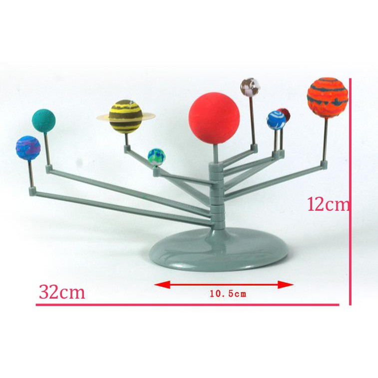 Bộ Lắp ghép, tô màu Mô hình Hệ mặt trời- Solar System Planetarium