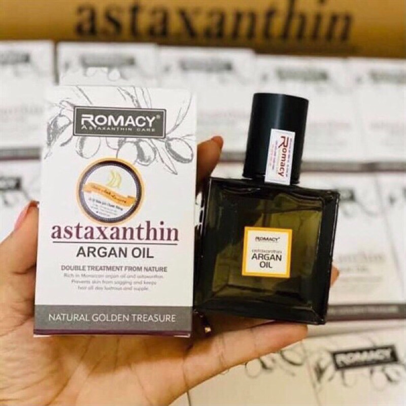 TINH DẦU DƯỠNG TÓC ROMACY ARGAN OIL ASTAXANTHIN 50ML- chai | BigBuy360 - bigbuy360.vn