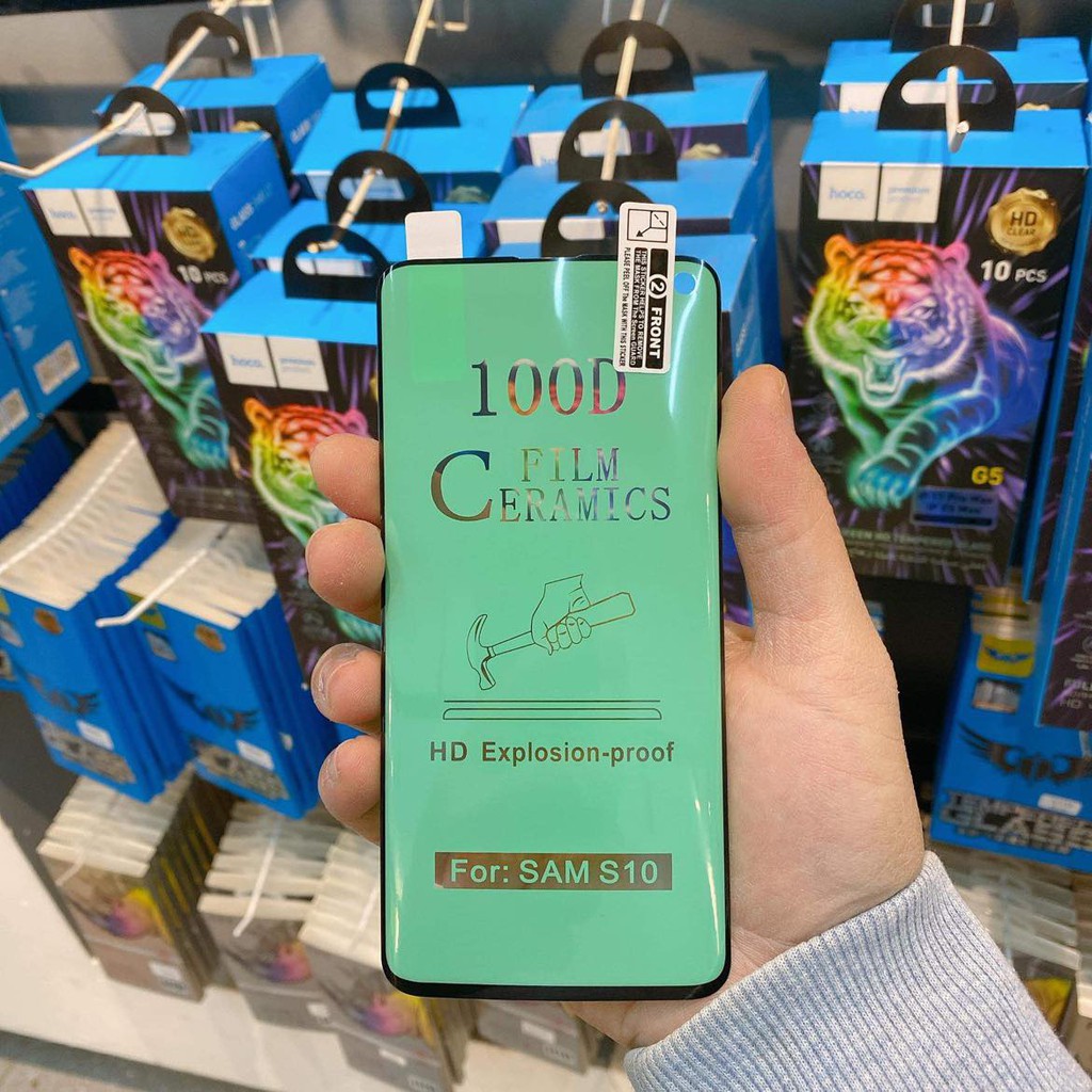 Cường lực dẻo Nano FULL MÀN 100D cho SAMSUNG Note10/Note20/Note8/Note9/Note10+/Note20Ultra/Reno4Pro