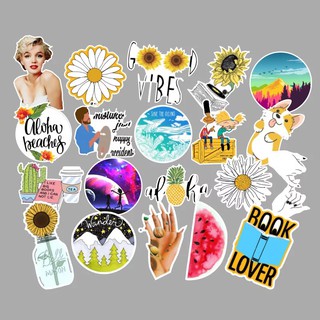 Sticker set 53 CHILL mùa hè chống thấm Graffiti