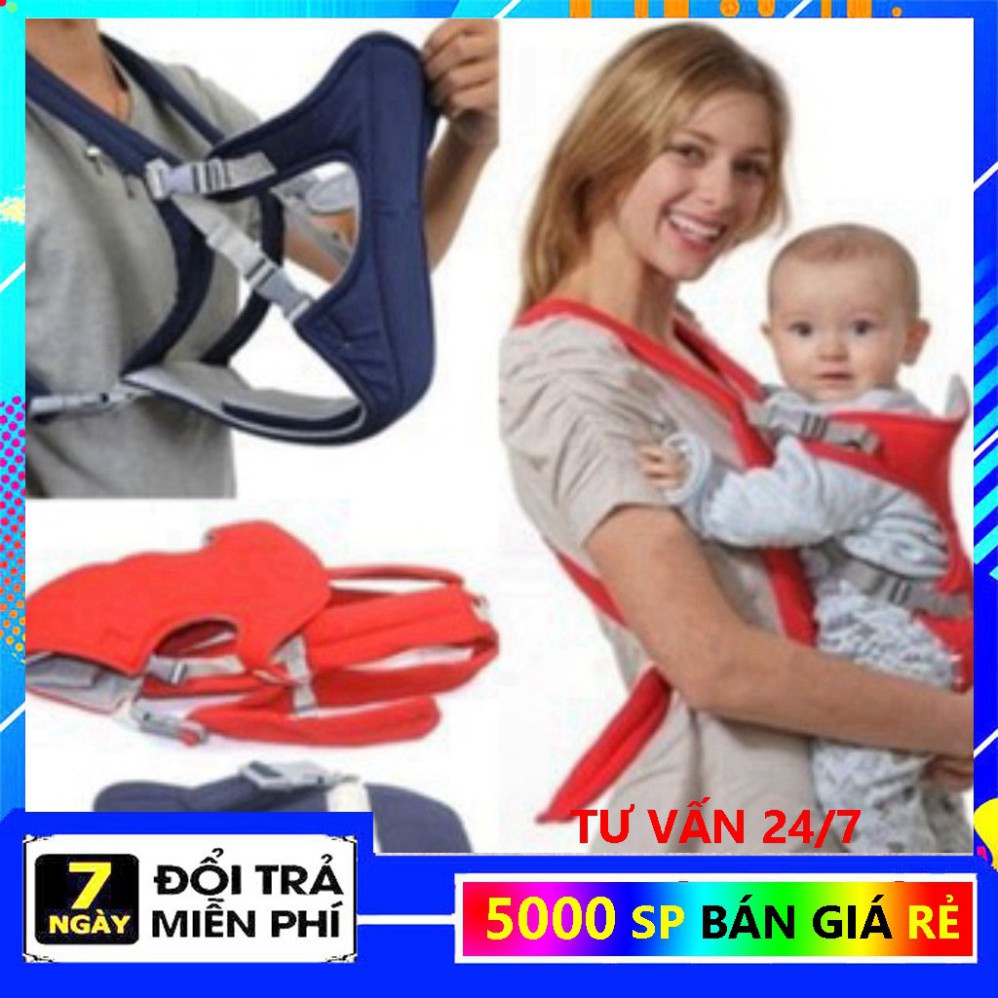 [ hot sale ] Địu Vải 4 Tư Thế Cho Bé [COMBO TẶNG KÈM] Bình Đựng Uống Nước Có Vòi Hút GIÁ SỈ, Địu Trợ Lực Đa Năng Đỡ Sơ S