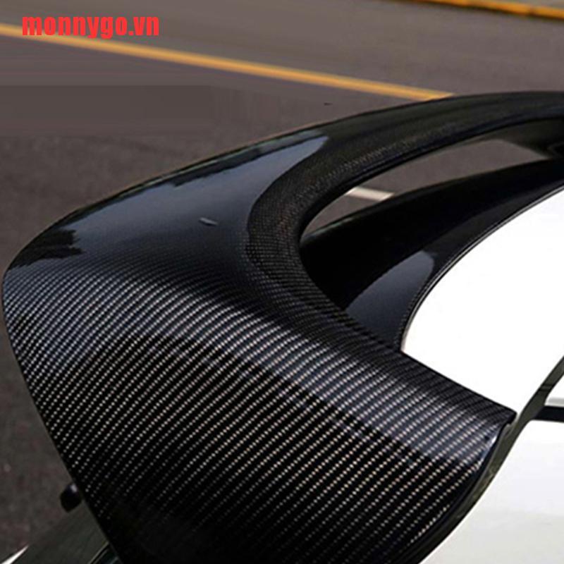 【monnygo】50*200cm Black 5D Carbon Fiber Vinyl Film Car Wrap Film 5D Roll C
