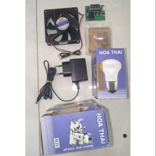 Trọn bộ chế máy ấp trứng- kèm 10 bóng đèn chuyên độ bền hơn 6 tháng