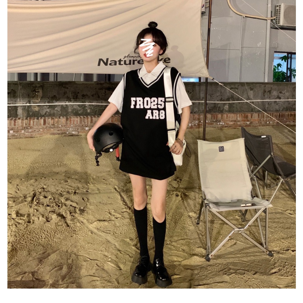 Áo polo Ngắn Tay Form Rộng Phong Cách Hàn Quốc Thời Trang Dành Cho Nữ